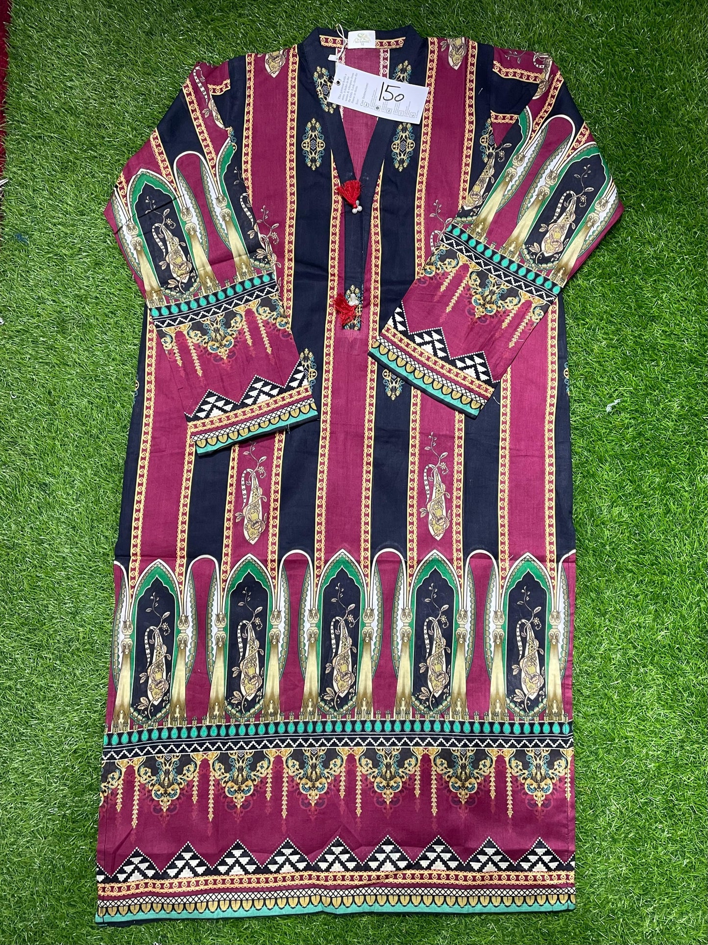 So Komal Printed Stitched Shirt D-012