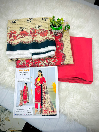 LAWN 3PC NEW VOLUEM 1402