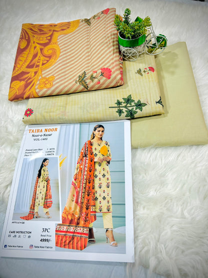 LAWN 3PC NEW VOLUEM 1402