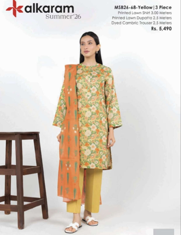 alkaram by taiba noor 3pc lawn