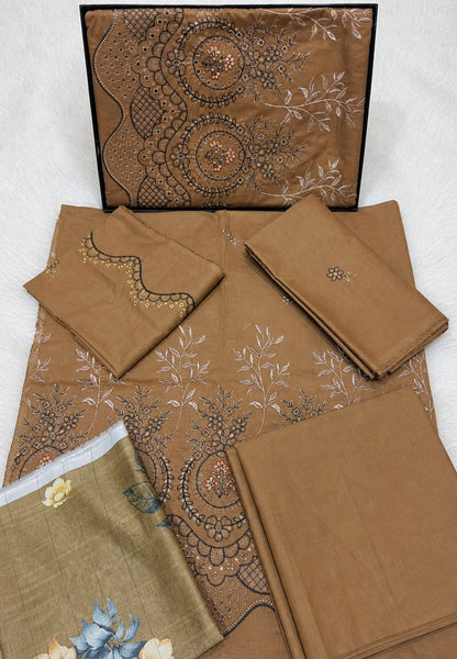 Taiba noor Lawn embroidered 3Pc
