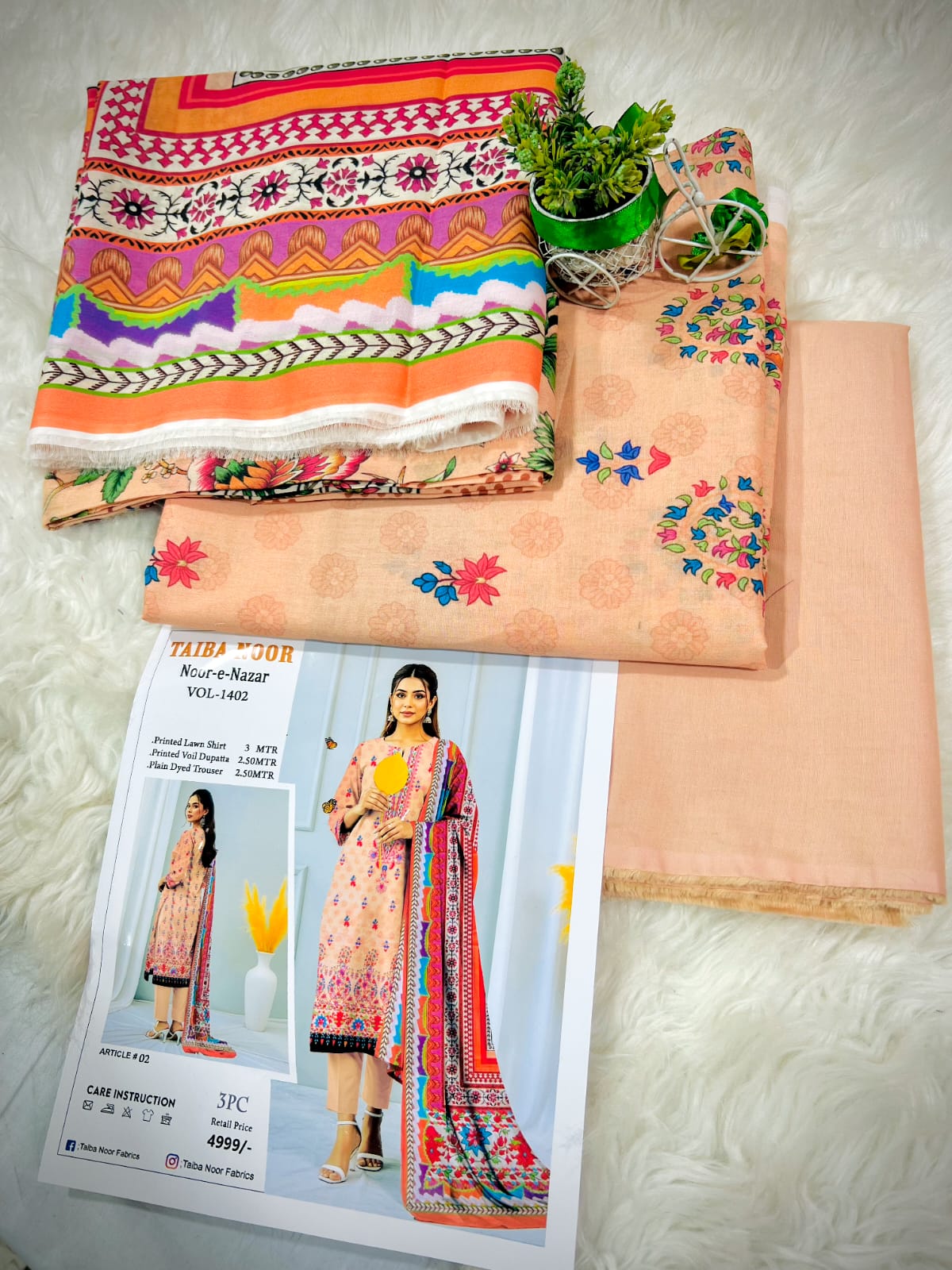 LAWN 3PC NEW VOLUEM 1402