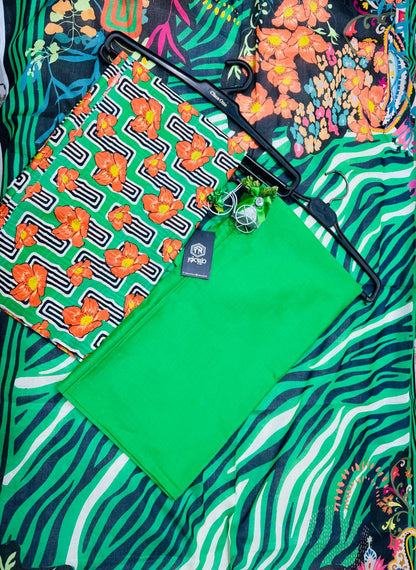 Ego 3pc lawn printed
