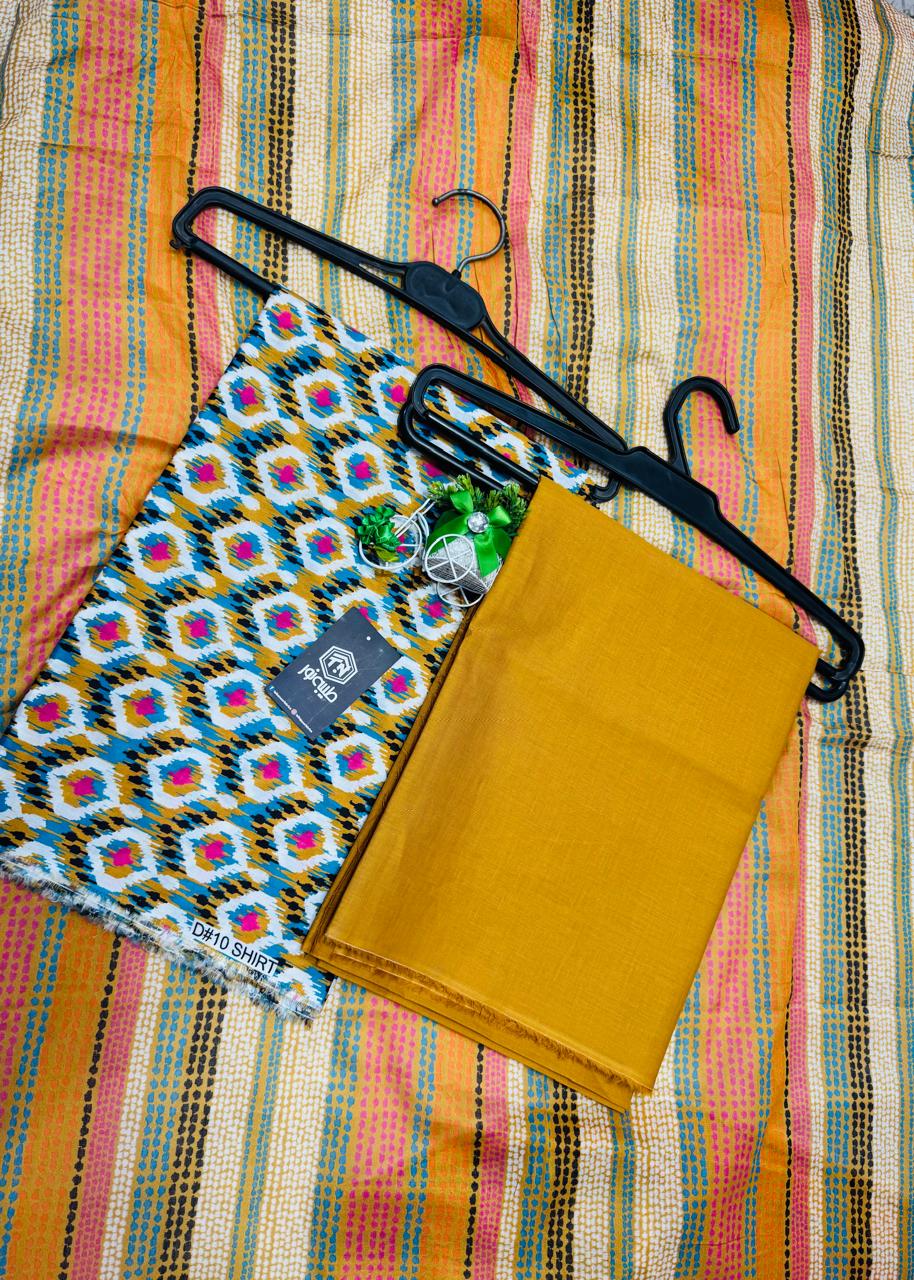 Ego 3pc lawn printed