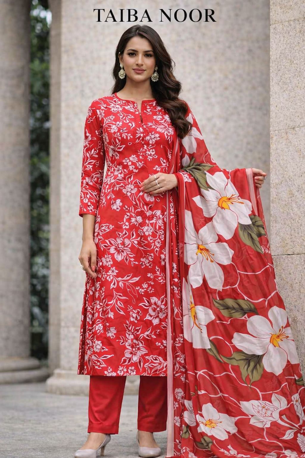 Ego 3pc lawn printed