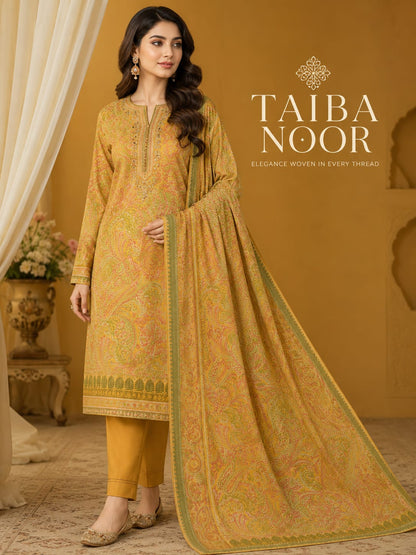 Ego 3pc lawn printed