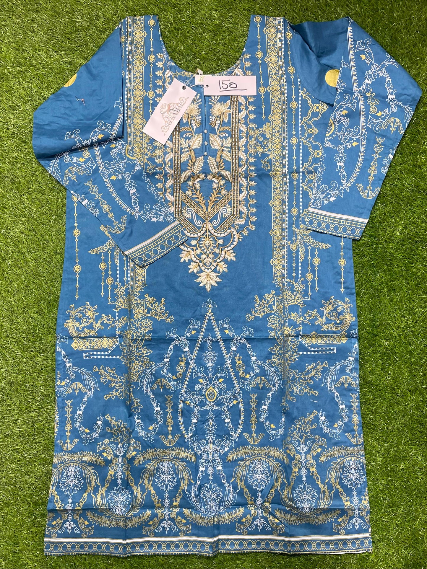 So Komal Printed Stitched Shirt D-003