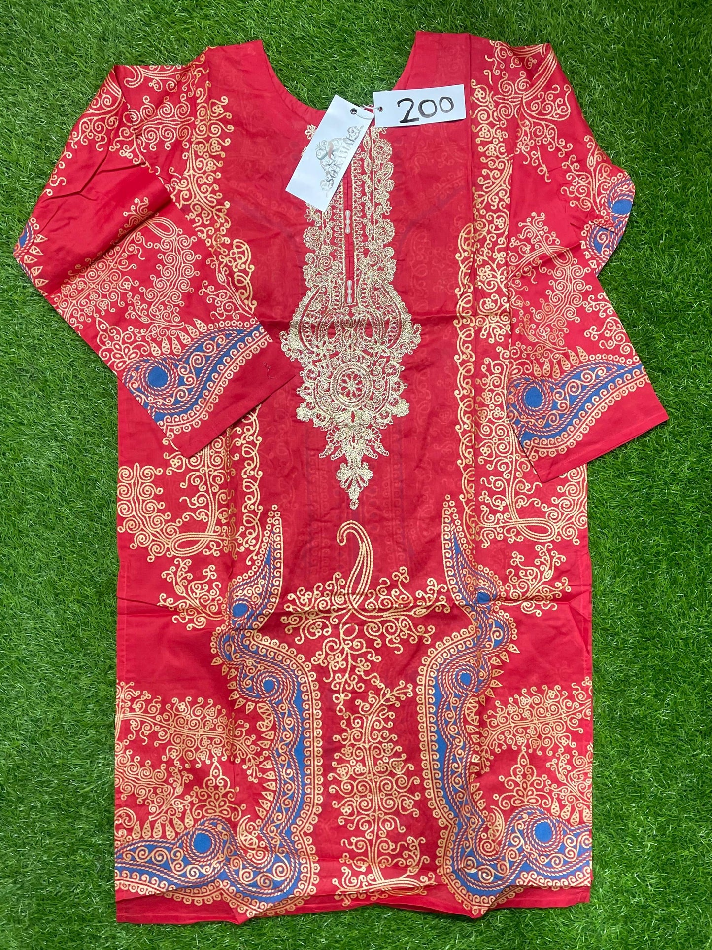 So Komal Printed Stitched Shirt D-004